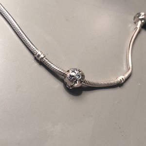 RETIRED Pandora snowflake charm